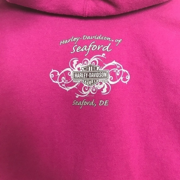 Harley-Davidson zipper hoodie logo front/back - Picture 6 of 8